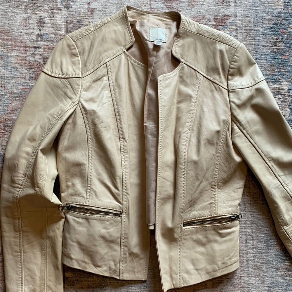 Halogen Leather Jacket - image 1